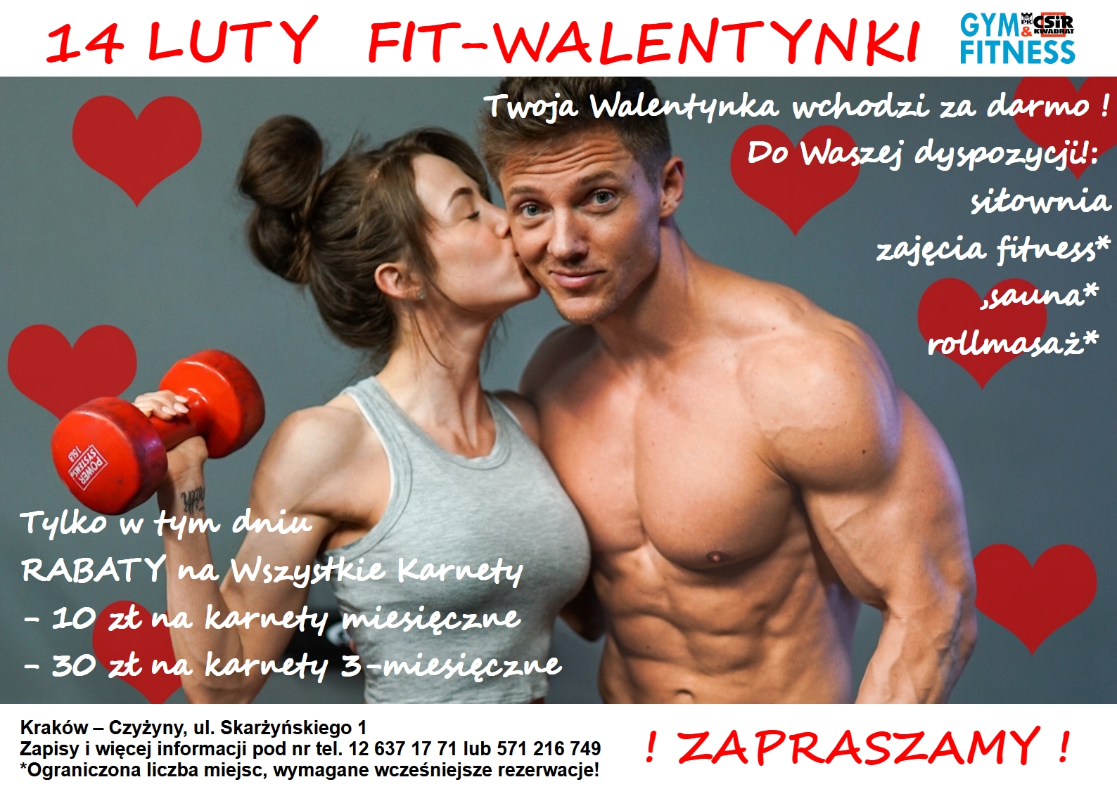 Fitness „Kwadrat” zaprasza